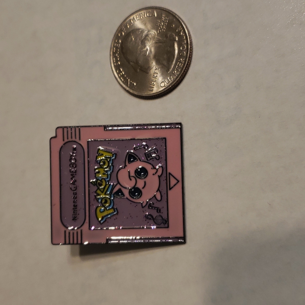 Pokémon Jigglypuff Nintendo Gameboy Cartridge Enamel Pin Cute and Pink